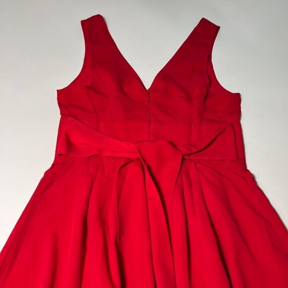 Victoria Secret Size 2 Dress Red V Back Ties Bow - Picture 11 of 12